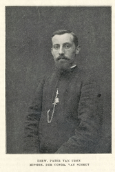 212 - Pater Van Scheut, Les refugees Belges au Camp d' Oldebroek 1914
